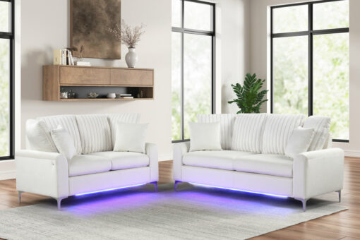 Celina Black- 2PC Sofa & Loveseat Set - Image 3